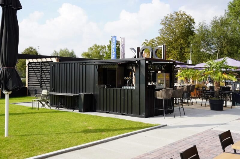 Shipping Container Bar 4×3 Xl Meters Black Ral 9005 - Image 2