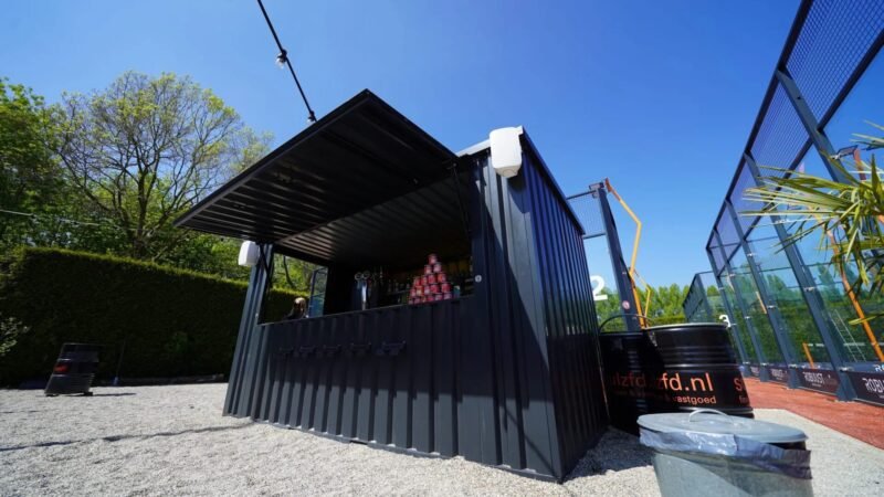 Shipping Container Bar 4×2 Meters Black Ral 9005 - Image 5
