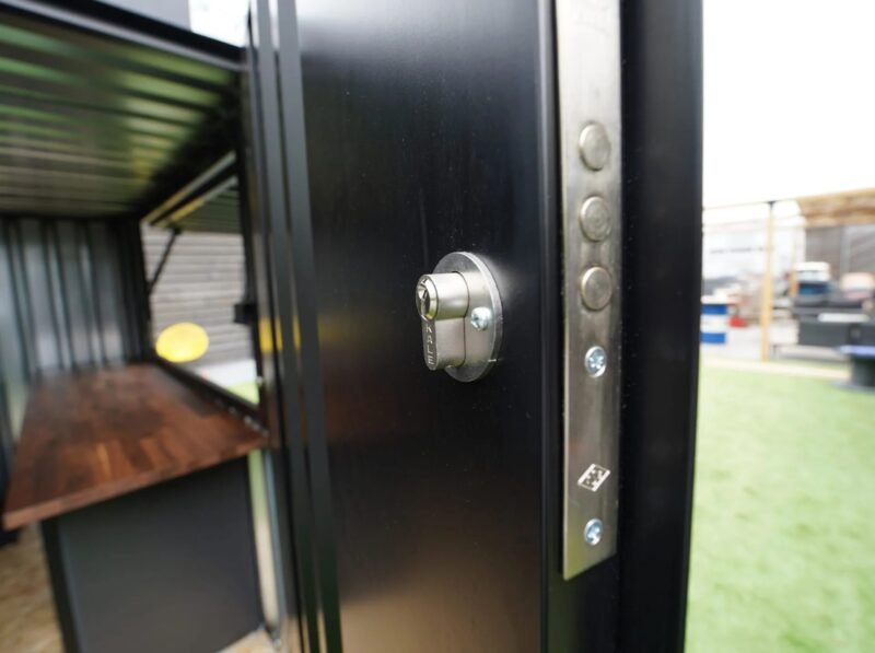 Shipping Container Bar 4×3 Xl Meters Black Ral 9005 - Image 5