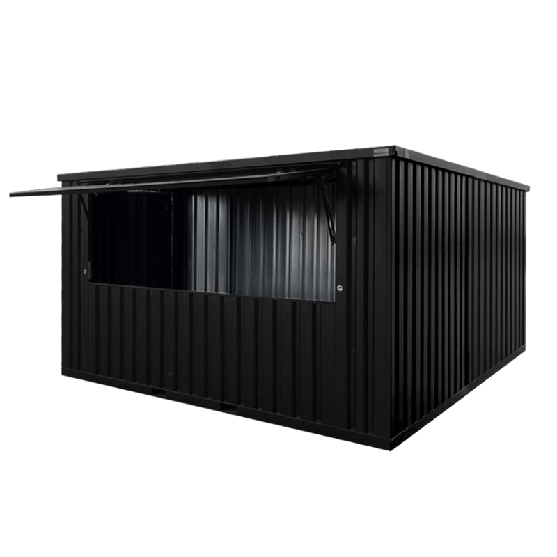 Buy Shipping Container Bar 4×4 Meters Black Ral 9005