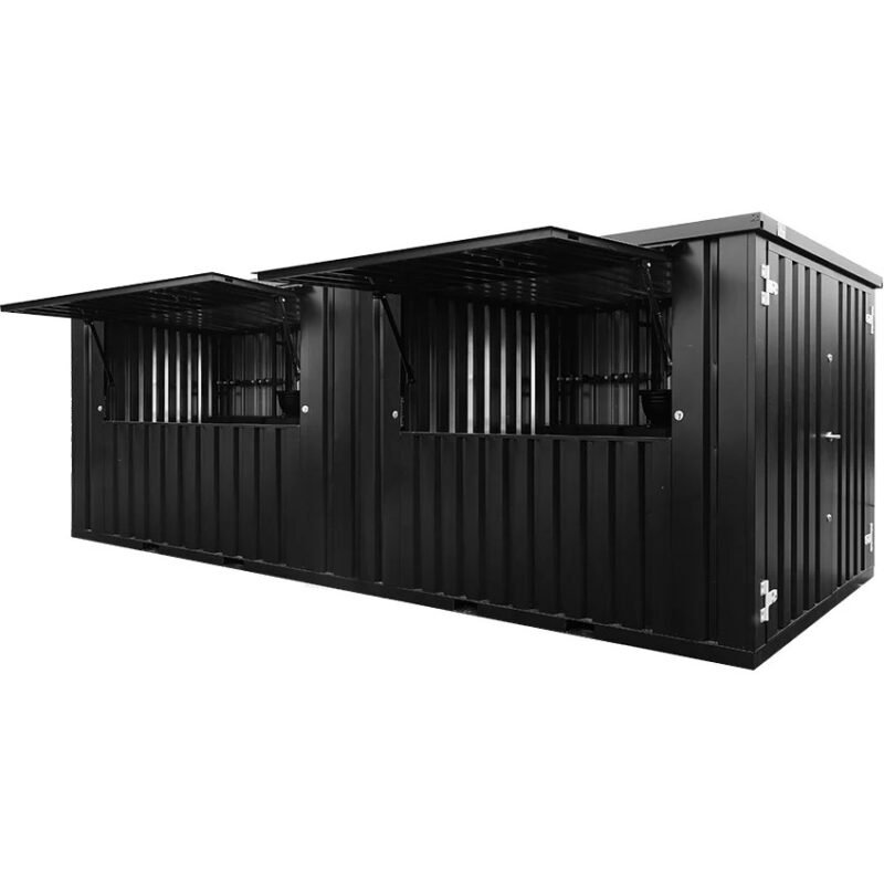 20 Foot Container Xl Black Ral 9005 - Image 2
