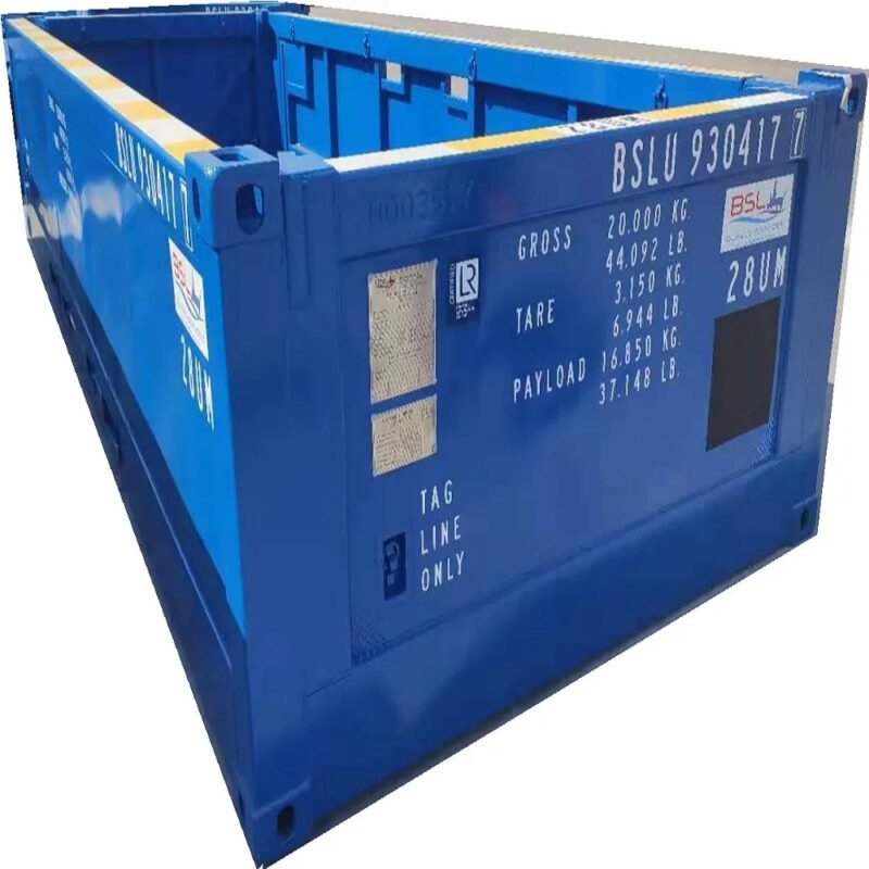 20ft Half-height Offshore Open Top Container