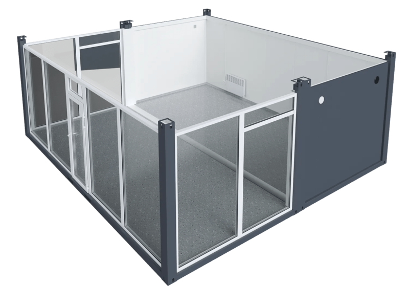 Double Space, 3 Glass Walls - Image 2