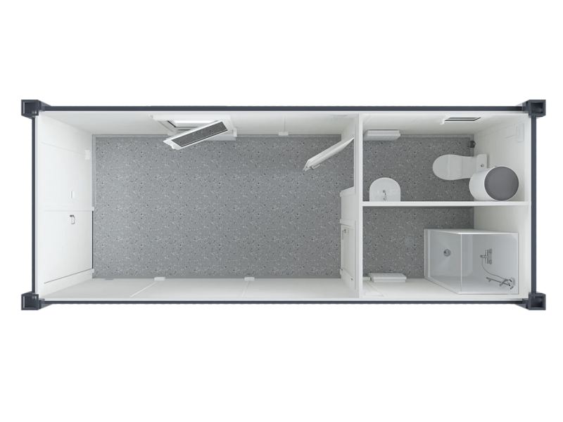 20′ Break Room With Toilet And Shower, Premium - Image 2